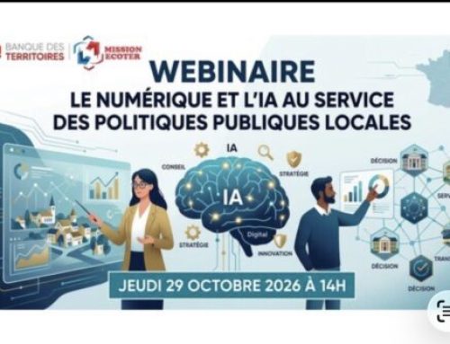 Inscrivez-vous au Webinaire Banque des Territoires & Mission Ecoter : « Le numérique et l’IA au service des politiques publiques locales »